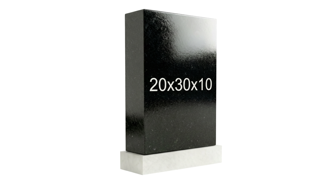 Grabplatte 20x30x10