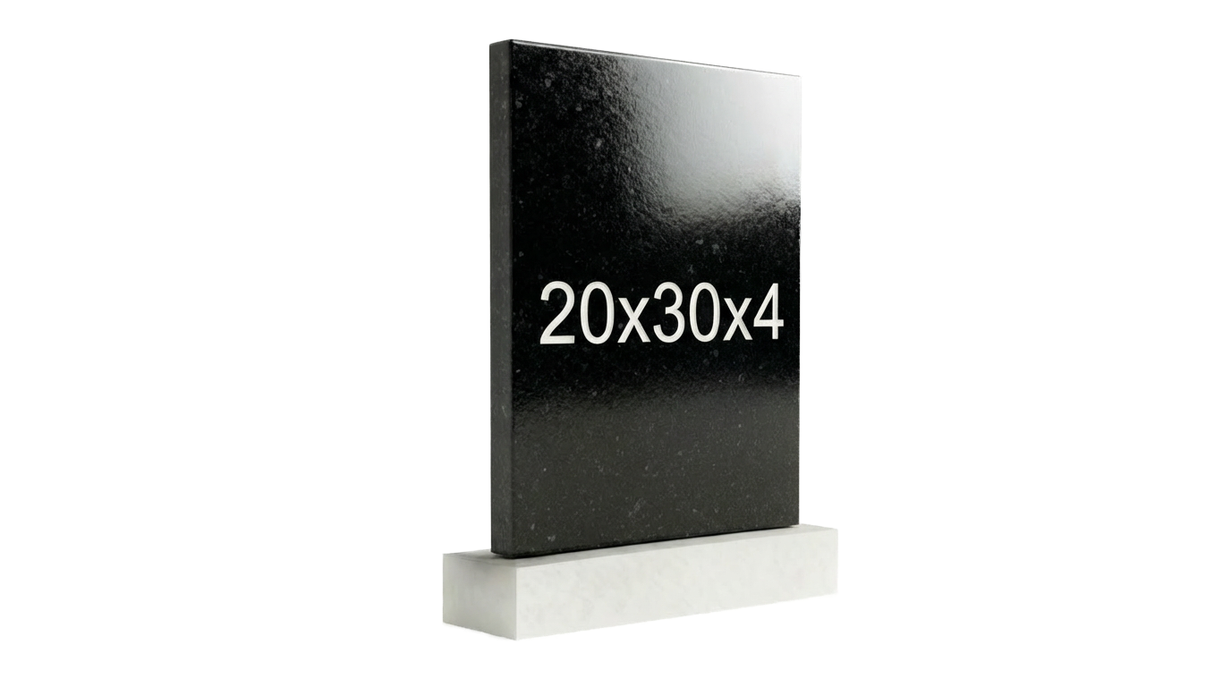 Grabplatte 20x30x4