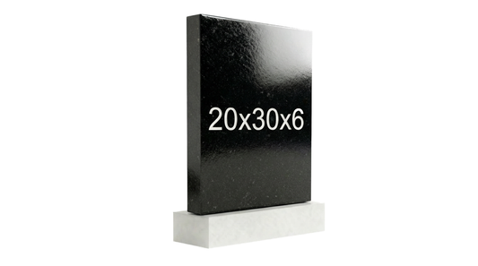 Grabplatte 20x30x6