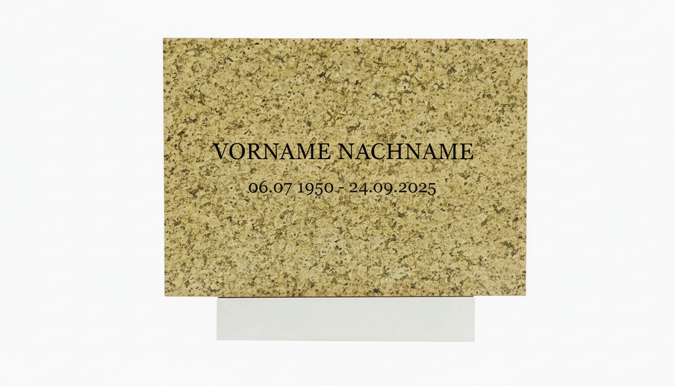 Grabplatte 30x20x3