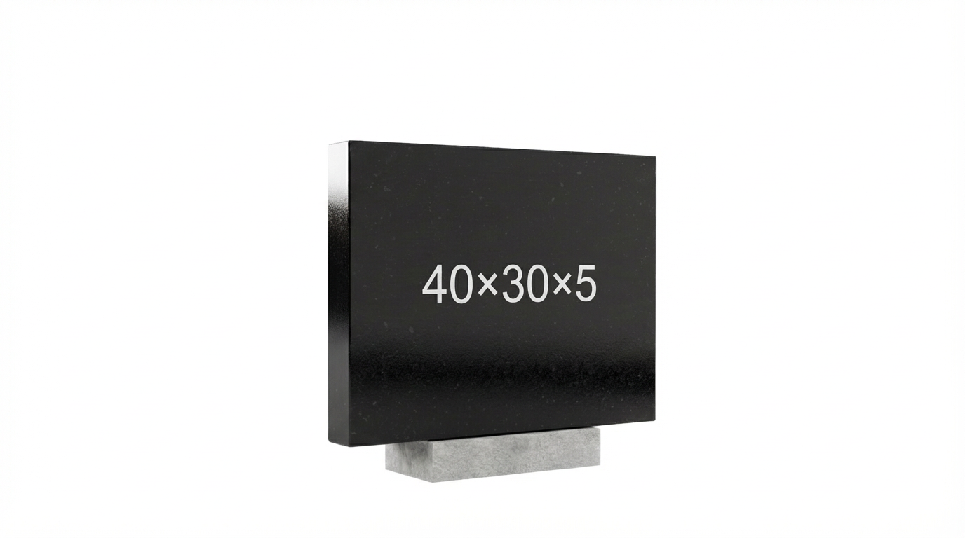 Grabplatte 40x30x5