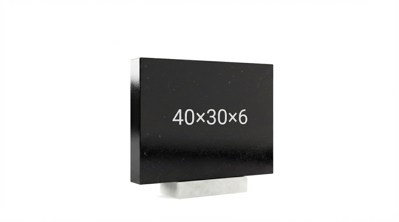 Grabplatte 40x30x6