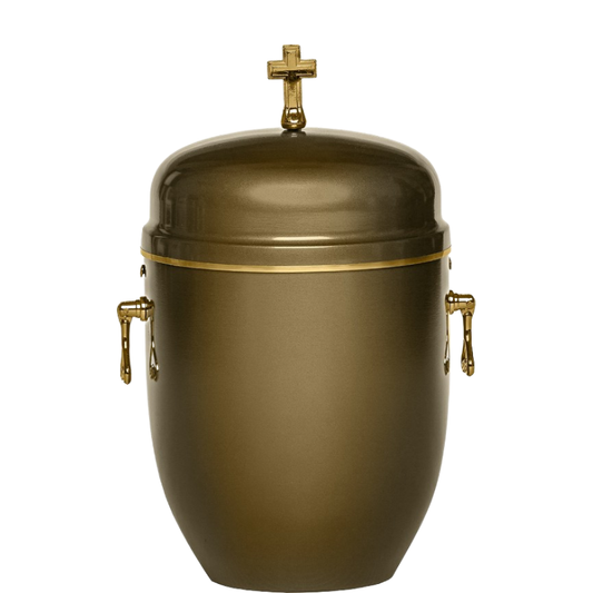 Aluminium Urne – Ewiges Bronze
