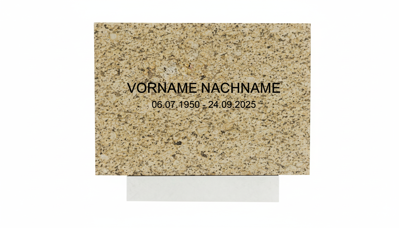Grabplatte 20x30x3