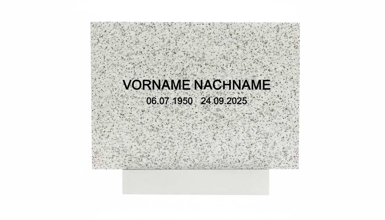 Grabplatte 20x30x3