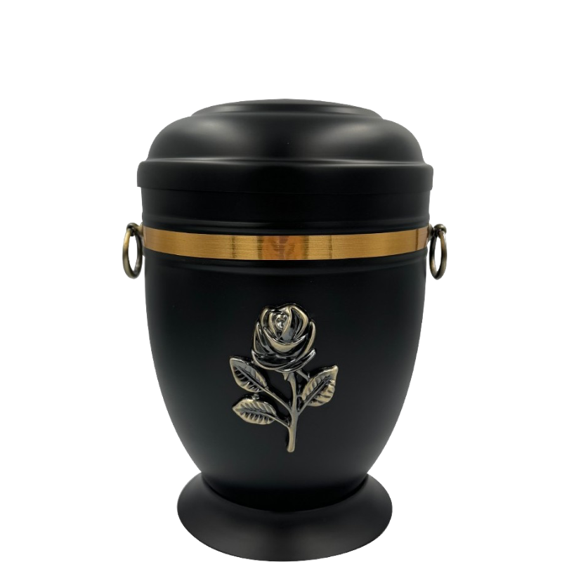 Aluminium Urne – Mystische Rose