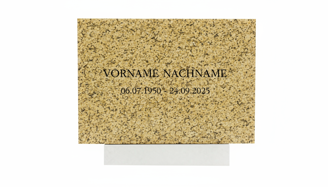 Grabplatte 20x30x3