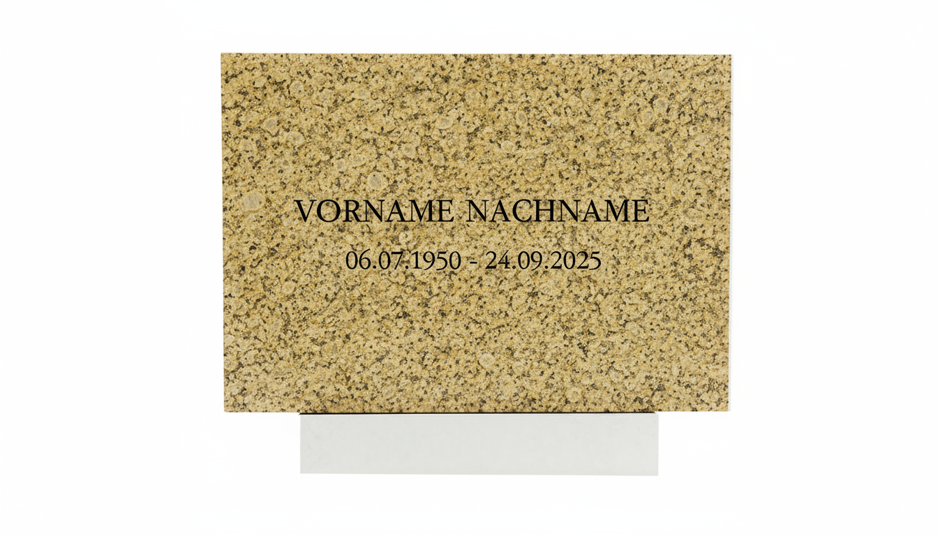 Grabplatte 20x30x3