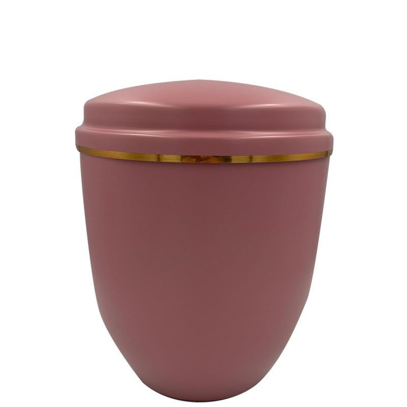 Aluminium Urne – Sanfte Rose