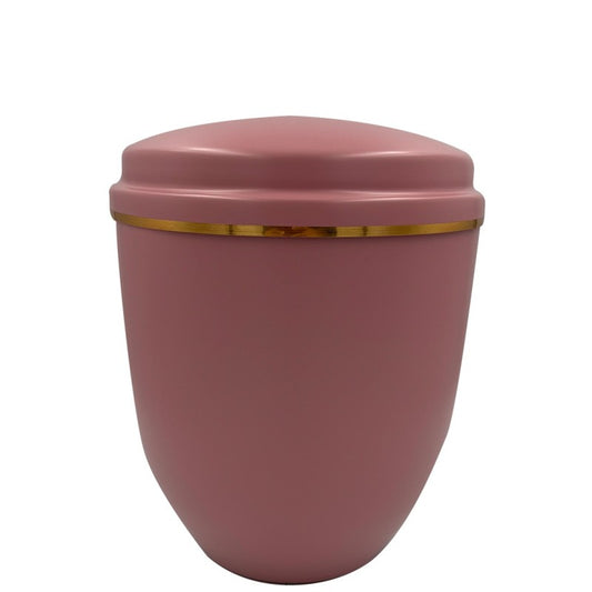Aluminium Urne – Sanfte Rose