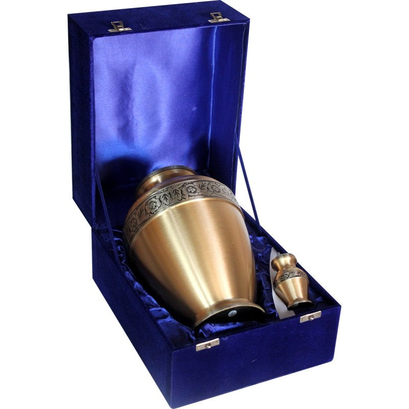 Aluminium-Messing Urne – Verbundene Seelen