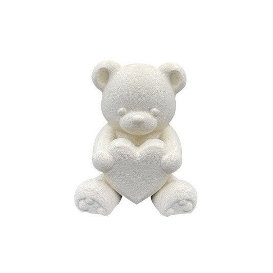 Bio Naturstoff Urne - Teddy Herz