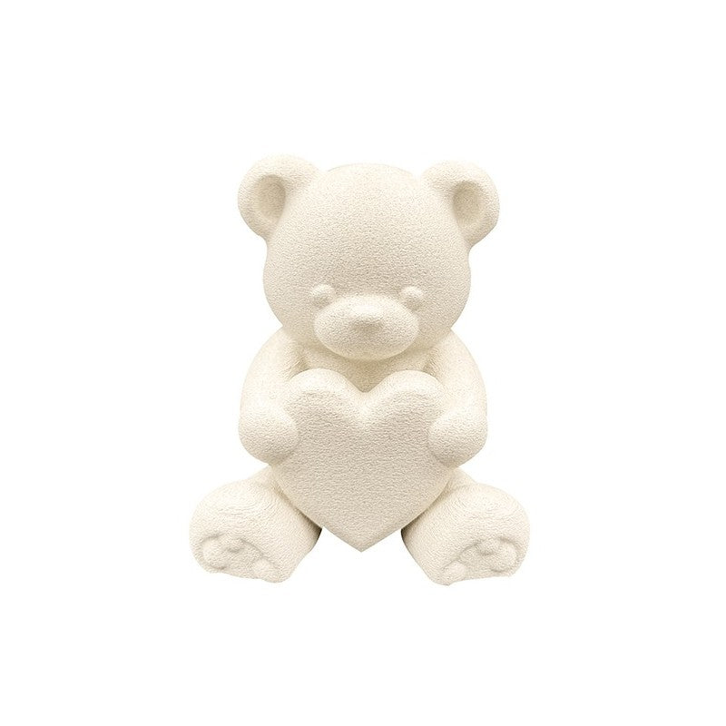Bio Naturstoff Urne - Teddy Herz